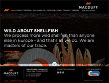 Tablet Screenshot of macduffshellfish.co.uk